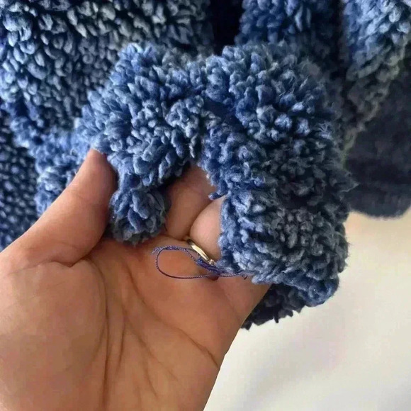 West Virginia Half Zip Sherpa Fleece Jacket Womens Size L - Picture 7 of 14